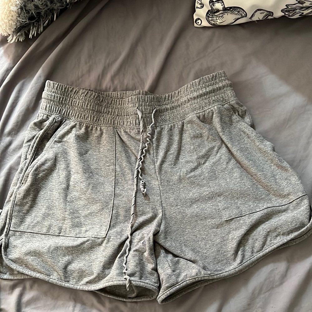 Grey comfy stretchy shorts